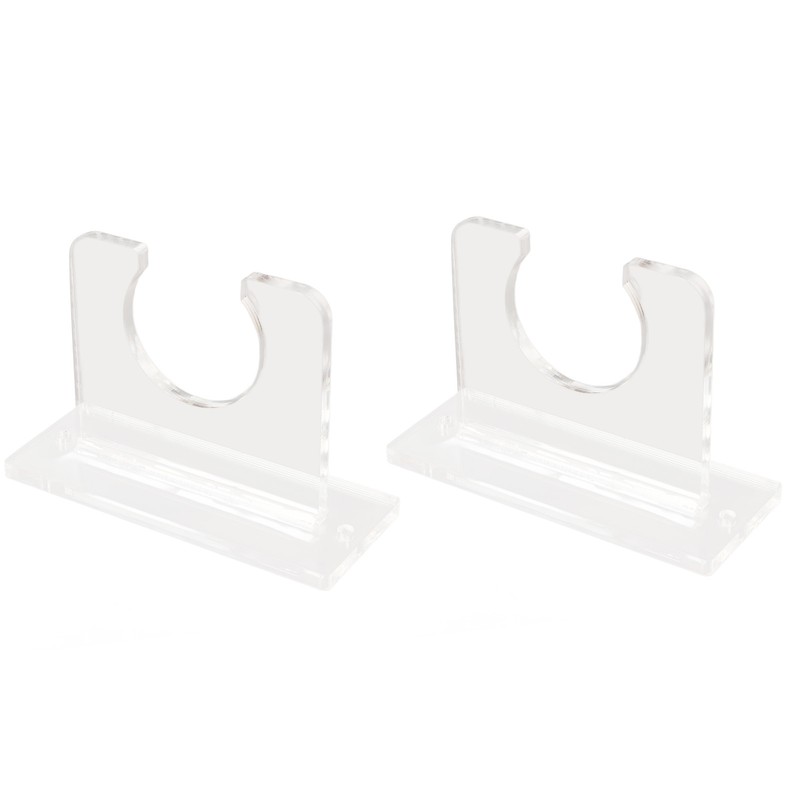2pcs Baseball Bat Holder for Vertical Display Sturdy Acrylic Bat
