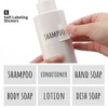 Segbeauty Soap Dispenser with Labels, 3 Pieces 300 ml Shampoo