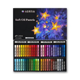 Oil Pastels 48 Color Set Soft and Smooth Drawing Experience Durable Material Resistant to Breaking Easy to Use Ideal for Art/Coloring/Drawing