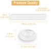 Cabinet Door Bumpers Clear, Sound Dampening Cushion Pads,Glass Table Top
