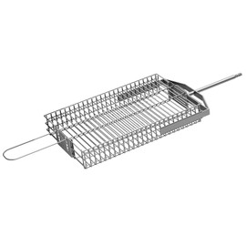 Breeo Rotisserie Flat Basket - Rotisserie Grill Accessory for Chicken, Turkey, BBQ, Kabobs - Live Fire Cooking Accessories - Flat Basket Accessory Only