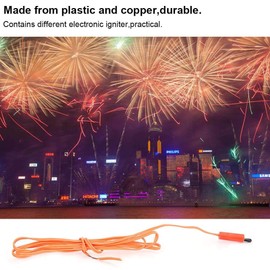 TKSE Igniter Cable,Firework Igniter Cable,50PCS Wireless Remote Control Electronic Firework Igniter Cable Copper Wire Cable Firing System Cord(100CM)