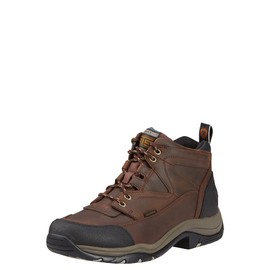 ARIAT Terrain Waterproof Hiking Boot – Men’s Leather Waterproof Outdoor Hiking Boots Copper