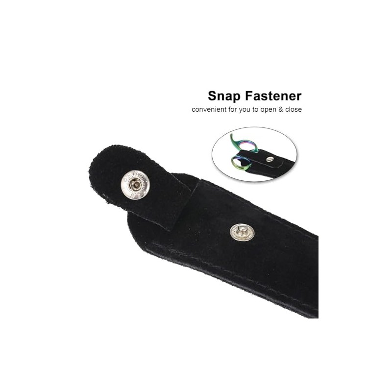 Scissors Bag Sheath Safety Leather Scissors Cover Protector Hair Scissor