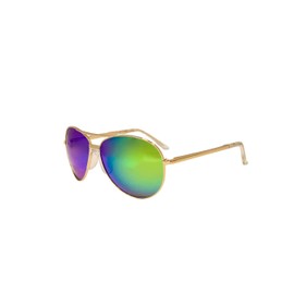 JiMarti P16 - No Tangle - Polarized Aviator Sunglasses Gold/Emerald