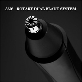 Ear and Nose Hair Trimmer Scissors,Facial Hair Trimmer for Men Facial Hair Trimmer for Women,Trimmer for Nose, Ear,Easy to Clean and Carry,Battery-Operated Trimmer，Requires Battery Installation