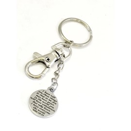 JKCE Designs Christian Purse Clip, Christian Keychain, Keyring Clip, I Have Told You, John 16
