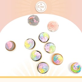 qiqee Jumbo White Cupcake Liners Cupcake Cups Muffin Liner 300-Count Food Grade Cupcake Papers Baking Cups Cupcake Wrappers(Large Size)