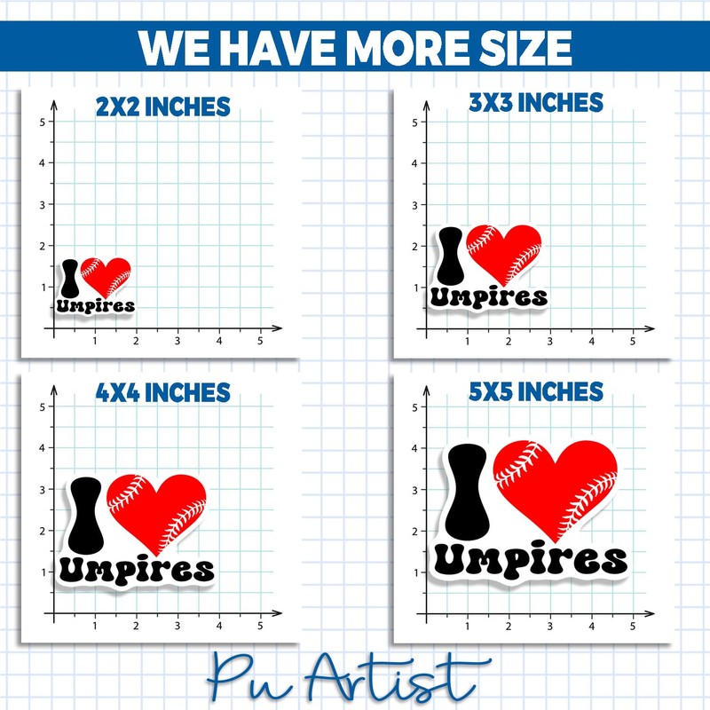 I Love Umpires Sticker for Catcher s
