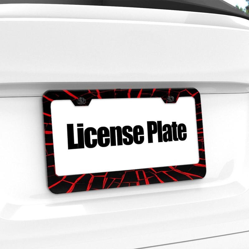 keluki Mountains License Plate Frame, Solid Rust-Proof Aluminum Holder with