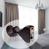 HEVSTIL 2-Pack Wood Curtain Rod Brackets,Return End Brackets for 1-2/5"