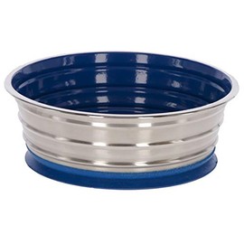 Kerbl Pet St. Steel Dog Bowl, 1900 ml with suction cup function