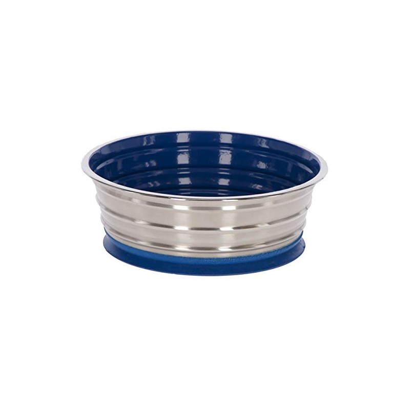 Kerbl Pet St. Steel Dog Bowl, 1900 ml with suction