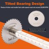 Meaowera Pipe Cutting Tool, 360°Rotating Pipe Cutters for PVC, Wood,