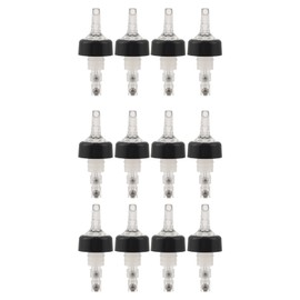 Clickinline 12 x 25ML Clear Auto Measure Quick Shot Pourers