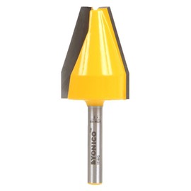 Yonico Raised Panel Cabinet Door Router Bits Vertical Bevel 1/4-Inch Shank 12144q