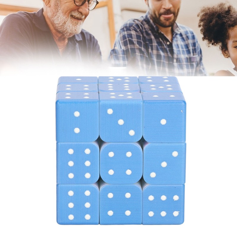 3x3 Braille Speed Puzzle for Blind Person Weak Vision 3D