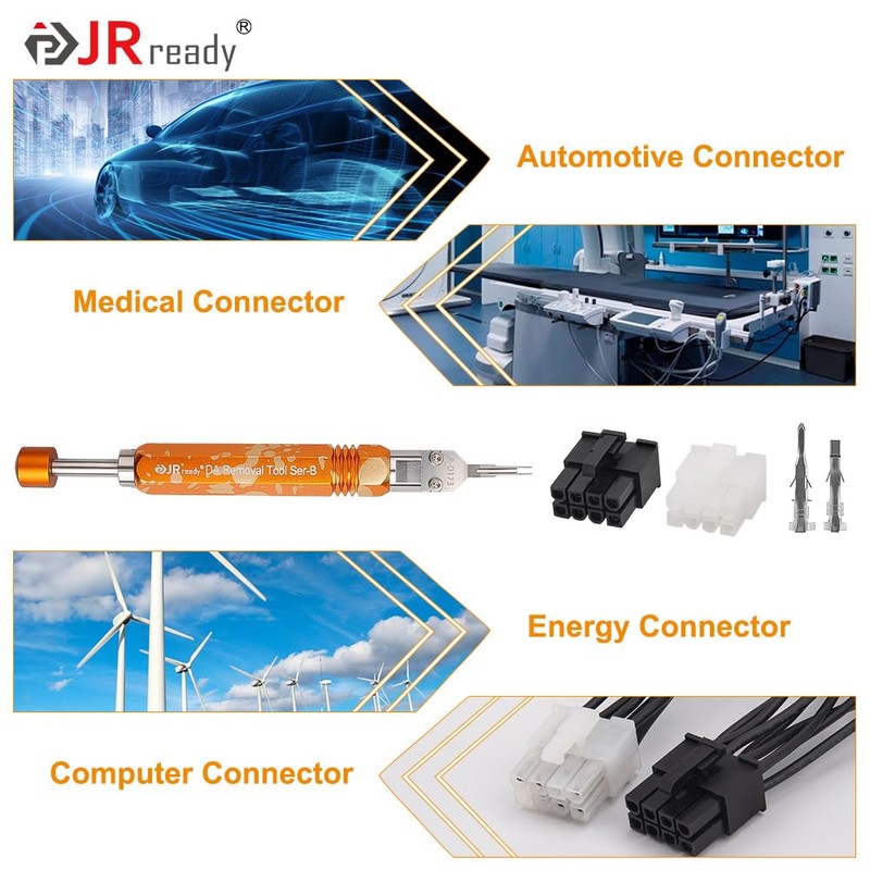 JRready DAP-D173 Ejector Rod Pin Extractor Mini-Fit Jr Extraction Tool(Equivalent