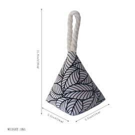 Door Draft Stop-Cute Rice Dumpling Weighted Door Stopper for Home and Office Decoration