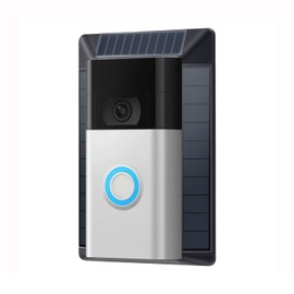 Fansoun Solar Charger Compatible with Ring Video Doorbell (2020 Release), Micro USB Port Only, Not for USB-C or 2-Prong Ports, Waterproof Solar Panel for Continuous Power(2nd Gen-2020 Release)