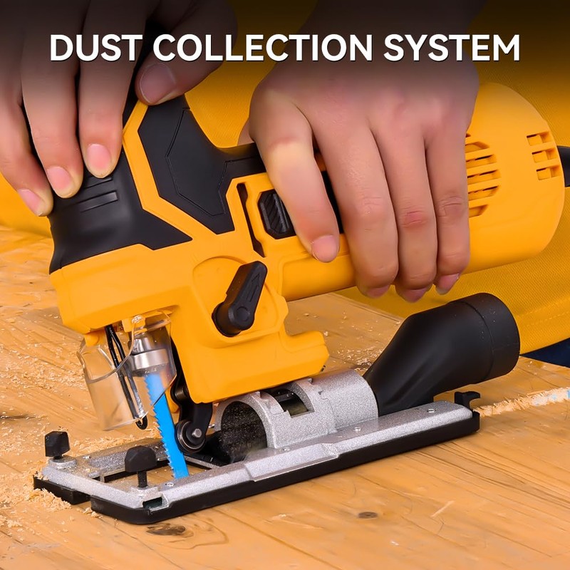Hotec​he 6.5-Amp Jig Saw Corded 6 Vriable Speed Jigsaw with