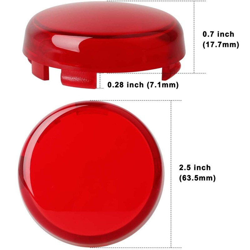 Turn Signal Lights Lens Cover Compatible with Harley Dyna Fatboy