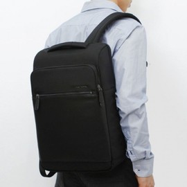 Teenage black college student 20s college student backpack Student book Men's casual bag Business trip student