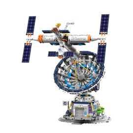 BDYDT Space Radio Telescope Building Blocks Sets，Ideal Gift for Space Lovers，Radio Telescope Building Blocks Set for Exploring Space（1053PCS）-Toys Gifts for Adult