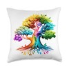 Keltischer Baum des Lebens Bunter Lebensbaum Rainbow Colourful Tree of