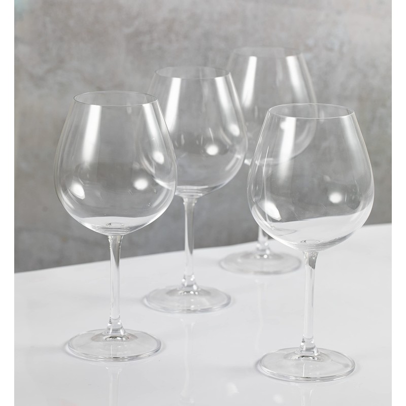 Mikasa Julie Red Wine Glass, 25-Ounce, Set of 4