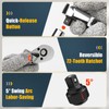 YIYEIE 6-Piece Flex Head Ratchet Set, 1/4", 3/8", 1/2" Drive,