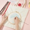 FREEBLOSS DIY Embroidery Canvas Bag Kit Tree of Life Pattern