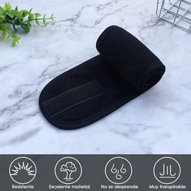6 PCS Diadema Skincare de Spa Facial, Diadema de Lavado de Cara Ajustable Suave, Bandas para el Cabello Skincare, Toalla para el Cabello, para Lavado 