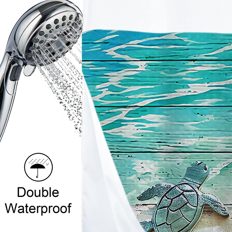 Final Friday Nautical Green Beach Sea Turtle Theme No Hook