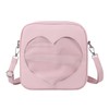 Freiesldaten Ita Bag Women's Clear Heart Crossbody Bag Lightweight Kawaii