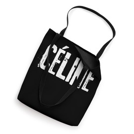 Céline Hi My Name Is First Name Tag Tote Bag