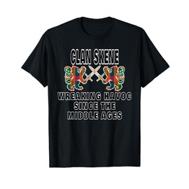 Skene Scottish Tartan Scotland Family Clan Name T-Shirt