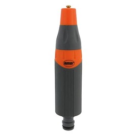 Amig - Irrigation Nozzle | 140mm | High Flow Adjustable Watering Lance | Ideal for Large Surfaces | ABS Plastic and Rubber | Orange and Grey