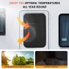 Unbranded 2PCS RV Camper Door Window Shade Cover Sunshade Blackout