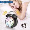 Eachui Analog Alarm Clock for Kids, Double Bell Alarm Clock