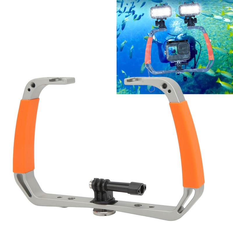 TELESIN Diving Camera Rig Stabilizer Handheld Waterproof Underwater Camera Stabilizer