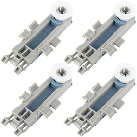 8561996 Dishwasher Upper Rack Wheel Replacement, Fit for Whirlpool, Maytag, KitchenAid, Magic Chef Dishwashers Top Rack Parts WP8561996 (Pack of 4)