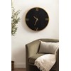 Kate and Laurel Pronte Modern Round Wood and Metal Wall