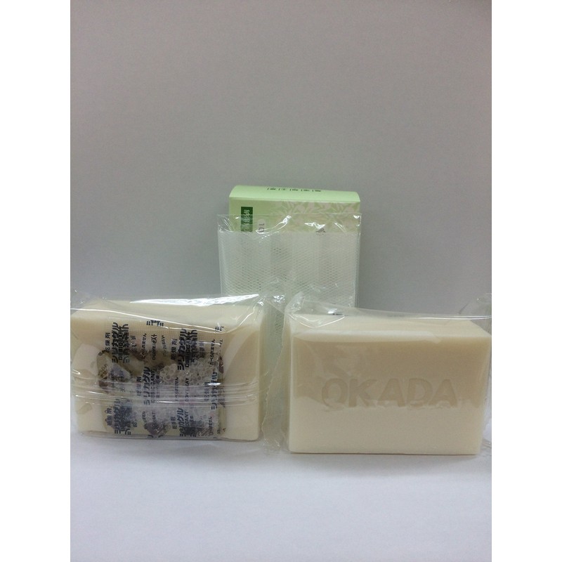 OKADA Olive Oil 100% Okada Soap, 0.7 oz (20 g)