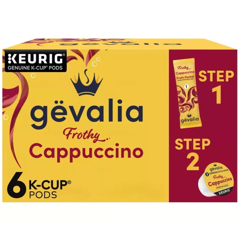 Gevalia (3 pack) Gevalia Frothy 2-Step Artificially Flavored Cappuccino Espresso
