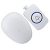 Wireless Doorbell Colorful Flashing Light 57 Ringtone Adjustable Volume for