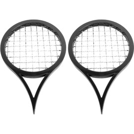 Linyongc Tennis Racket Style Hair Twisting Comb, 2Pcs, Black, Plastic, Women's Curly Hair Twist It Up Combs