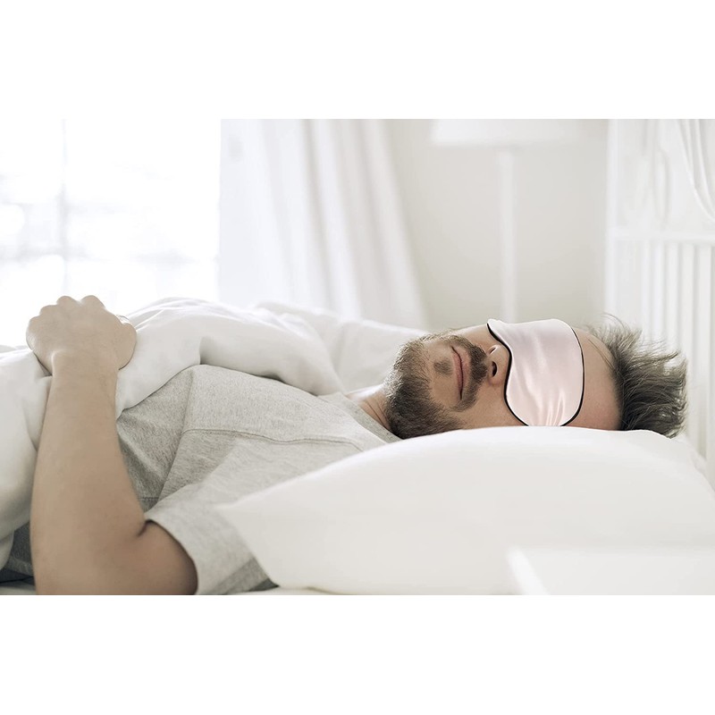 Sleep Mask, Super Soft Eye Masks with Adjustable Strap, Lightweight