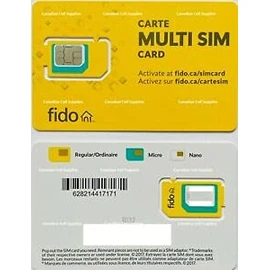 Fido Multi Sim Card
