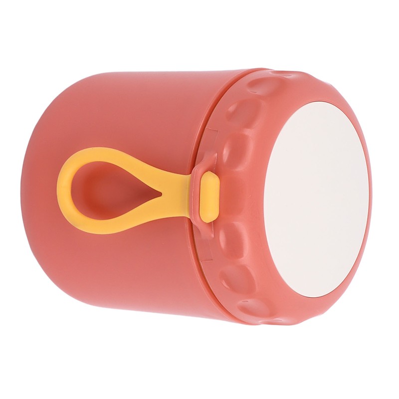 Insulated Food Container Jar Red 400ml Stainless Steel Leakage Proof